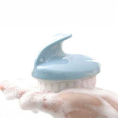 Set Of 3 Hair Scalp Massager Brush Non Slip With Silicon Material Scrubber Dandruff Scalp Exfoliator