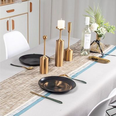 Table Runner Mat With Heat And Stain Resistant Cloth For Dining Wedding Party Weekend Picnic(180-30Cm)