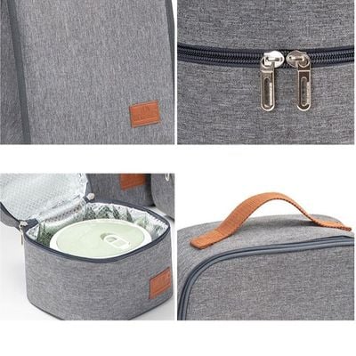 Lunch Bag For Women and Men, Leak Proof Water Resistant Bag Container For Adults, Kids, Lightweight Portable Lunch Box