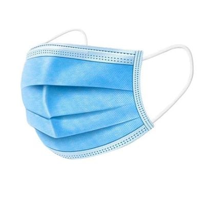 50-Pieces Disposable 3 Ply Face Mask