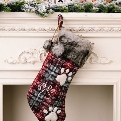 Set Of 2 Christmas Season Special Stockings For Home Decorate