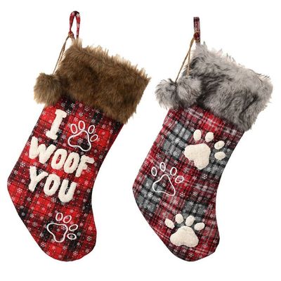 Set Of 2 Christmas Season Special Stockings For Home Decorate