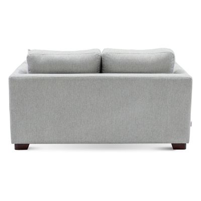 Noah 2-Seater Fabric Sofa-Grey with Wooden Leg | Size: 152W*100D*80H