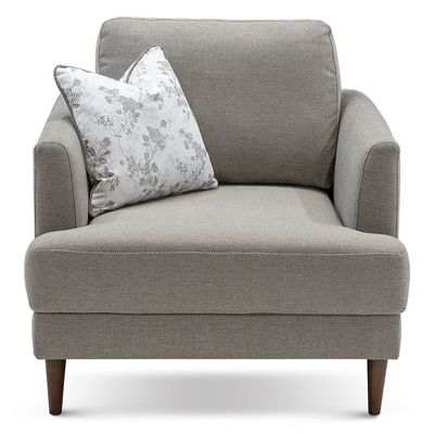 Isla 1-Seater Fabric Sofa-Beige | Size: 88W*94D*90H