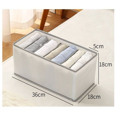 Storage Boxes Clothes Closet Organizer Drawer Made With Polyester Material.