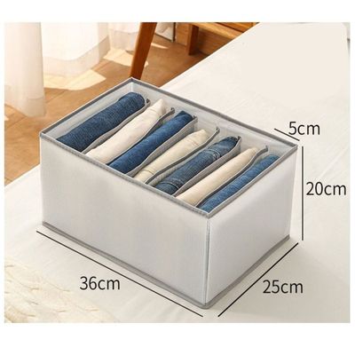 Set Of 3 Storage Boxes For Clothes Closet Organizer Foldable With Waterproof Material.
