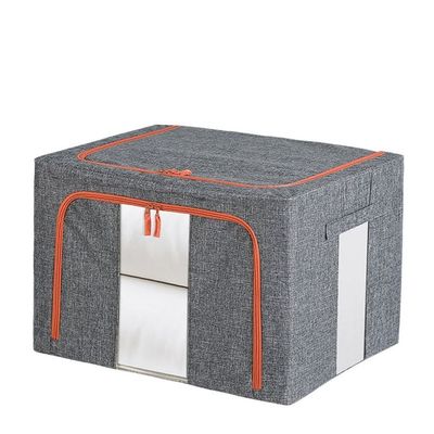 Set Of 3 Storage Quilt Boxes With Steel Frame That Gives Strong Shape With Waterproof Oxford Material