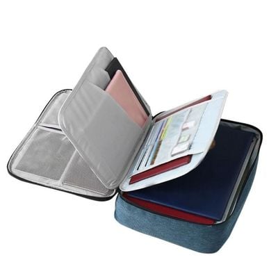 Document And iPad Storage And Organizer (Blue)