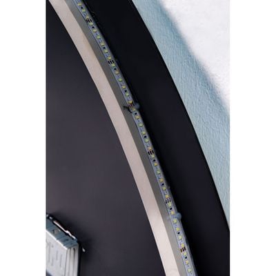 Quinn Half Moon Backlit LED Wall Mirror 