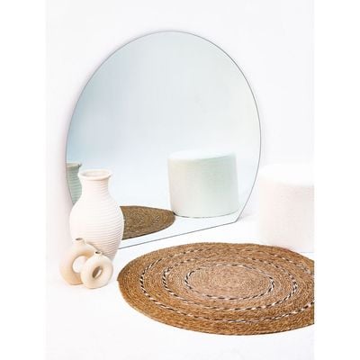 Quinn Half Moon Backlit LED Wall Mirror 