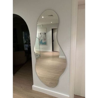 Eve Frameless Irregular Wall Mirror with Backlit LED 