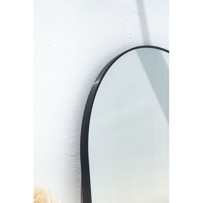 XL Black Arch Full Length Mirror 