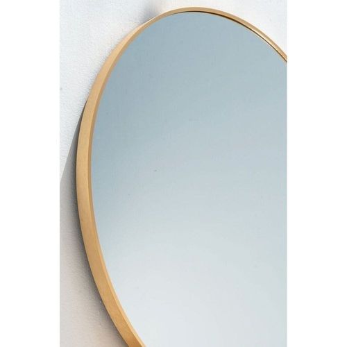 Gold Round Wall Mirror 