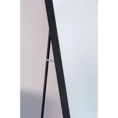 Black Arch Full Length Mirror with Stand 