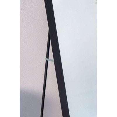 Black Arch Full Length Mirror with Stand 