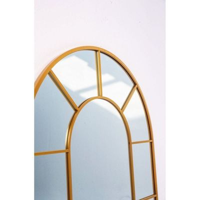 Window Arch Gold Mirror 