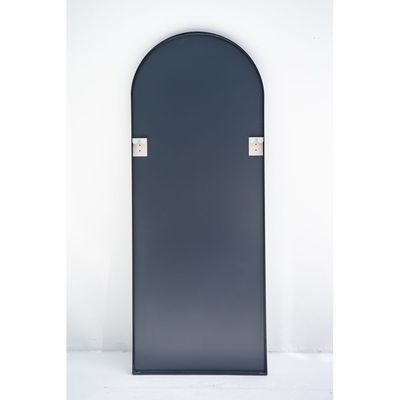 Full Length Arched Black Wall Mirror 