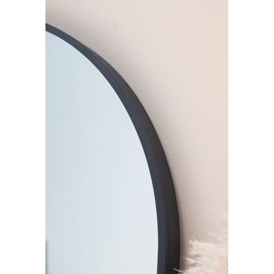 Full Length Arched Black Wall Mirror 