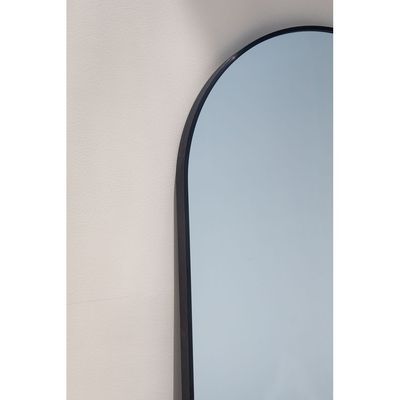 Full Length Arched Black Wall Mirror 