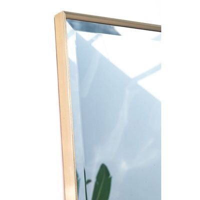 Light Gold Rectangular PVC Frame Mirror 