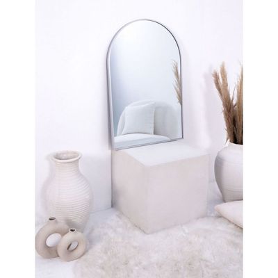 Silver Arch Vanity & Hallway Wall Mirror 