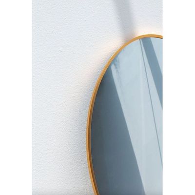 Gold Oval Shape Wall Mirror 