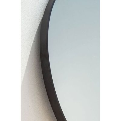 Black Round Wall Mirror 