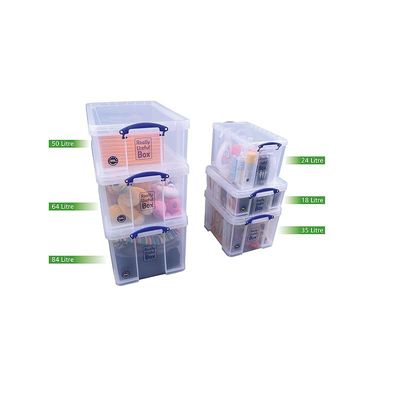 Really Useful Storage Box 24 Litre Clear