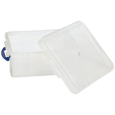 Really Useful 18L Box - Clear, H 48 cm X W 48 cm X D 20 cm