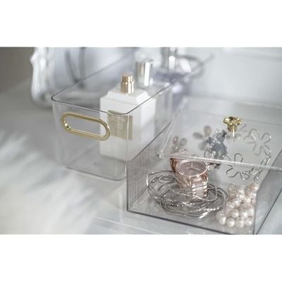 clear storage box l18 x w10 x h7.5 cm