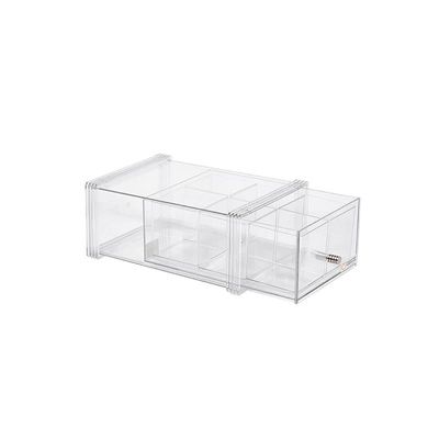 Slide Multipurpose Box With 6 Small Boxes Clear 12 x 20.5 x 12.6 cm