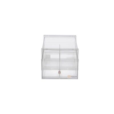 Slide Multipurpose Box with 4 Small Boxes Clear 12 x 20.5 x 12.6 cm