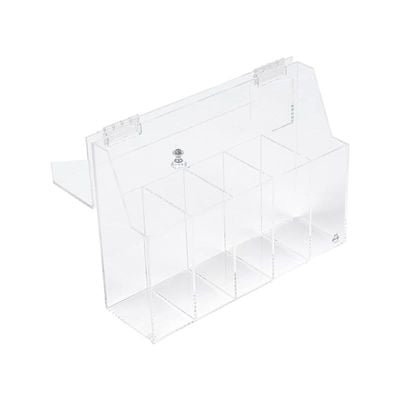 Vanity Acrylic Brush Holder Box