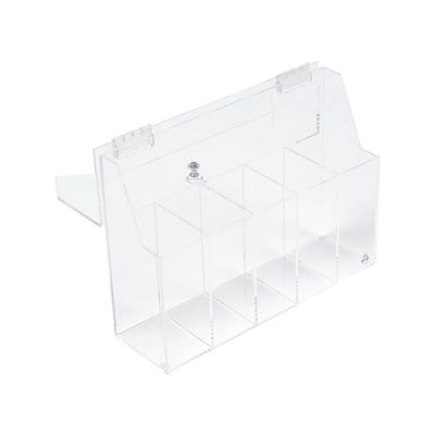 Vanity Acrylic Brush Holder Box