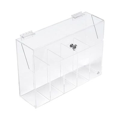 Vanity Acrylic Brush Holder Box