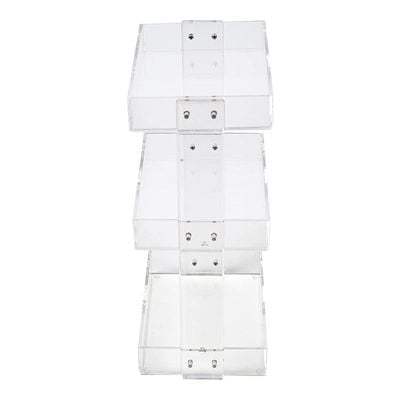 Vanity Acrylic Skincare Shelf Clear 22 x 15 x 34.5 cm