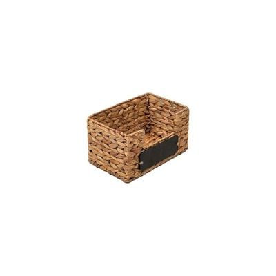 Small Water Hyacinth Storage Basket 23 x 15 x 13 cm