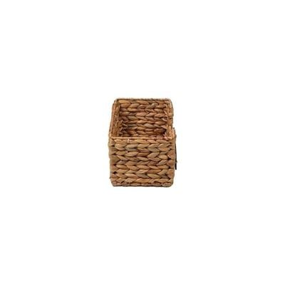 Small Water Hyacinth Storage Basket 23 x 15 x 13 cm