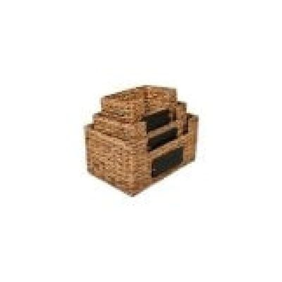 Small Water Hyacinth Storage Basket 23 x 15 x 13 cm