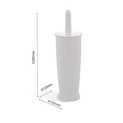 Addis Closed Toilet Brush White, 12.5x12.5x39 cm, 510284