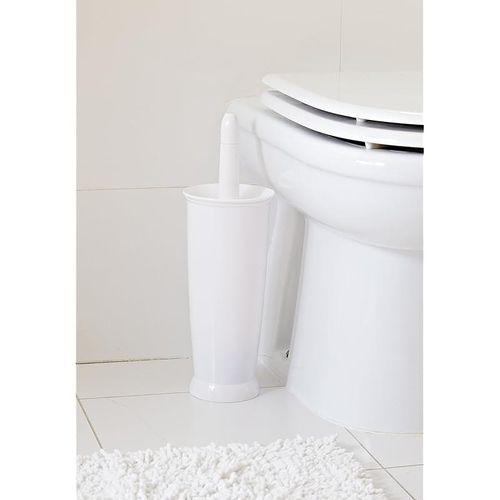 Addis Closed Toilet Brush White, 12.5x12.5x39 cm, 510284
