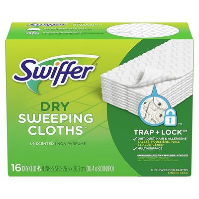 Swiffer Disposable Cloth Dry Sweeping Refills, 16 Count, White, Thomaswi
