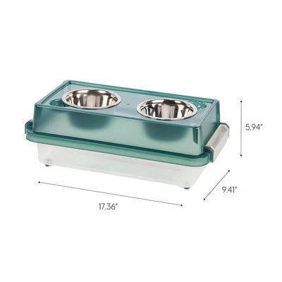 IRIS Small Elevated Feeder with Airtight Storage Small 300300