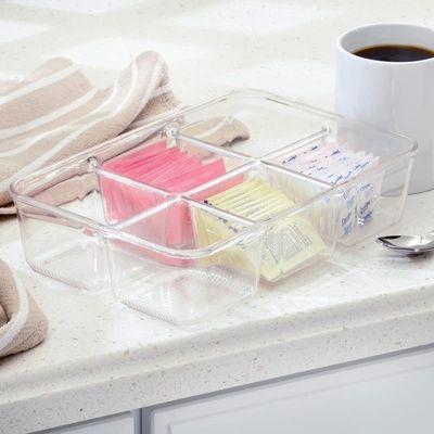 InterDesign Kitchen Storage and Organizers, Plastic, Clear