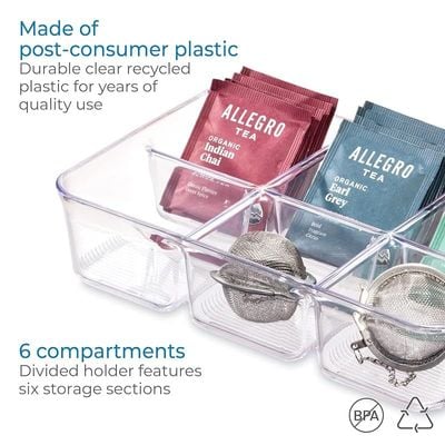 InterDesign Kitchen Storage and Organizers, Plastic, Clear