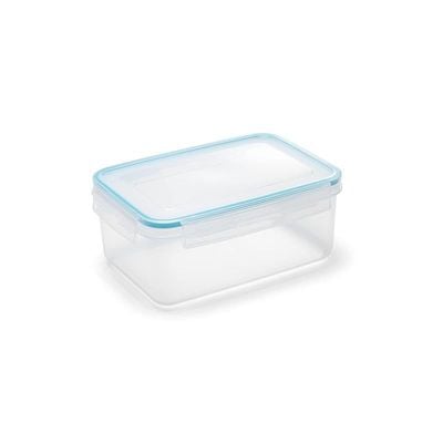 Addis Rectangular Clip and Close Food Storage Box, Clear, 2 Litre Capacity, 506370