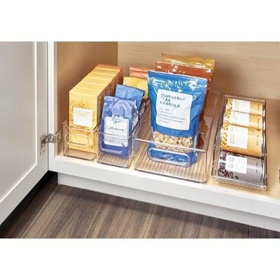 Idesign 70430 Plastic Refrigerator And Freezer Storage Bin, Bpa-Free Organizer For Kitchen, Garage, Basement, Small, Clear