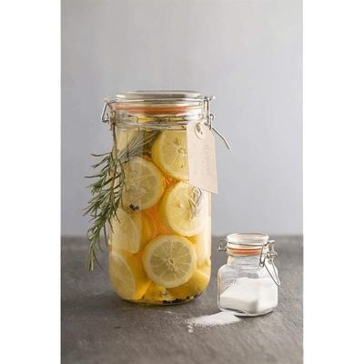 Kilner 0025.494 Cliptop Round Jar 3 Litre, Glass, L