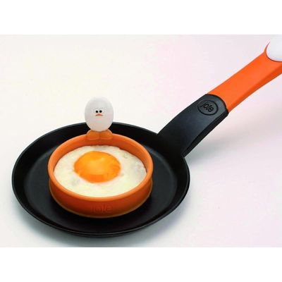 Joie Kitchen Gadgets 50600 Roundy Egg Shaping Ring, Orange, Silicone
