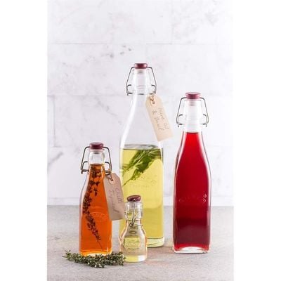 Kilner Transparent 1 L Storage Bottle - Clip Top , 25.472